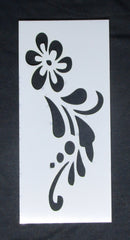 Stencil 4 x 8 Flowers and Flourish