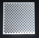 Stencil 8 x 8 Gradient Crosses