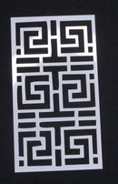Stencil 6 x 4 Floor Tile Maze