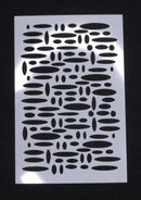 Stencil 6 x 4 Ovals and Dashers