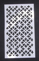 Stencil 6 x 4 Mosaic Detailed Diamond Floor Tiles