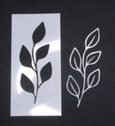 Stencil and Mask Set Leafy Vine solid Detailed