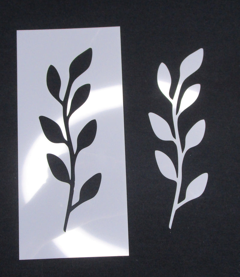 Stencil and Mask Set Leafy Vine Natural Leaf