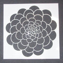 Stencil 8 x 8 Fine Line Flower