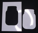 Stencil & Mask Set Mason Jar Large