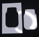 Stencil & Mask Set Mason Jar Medium