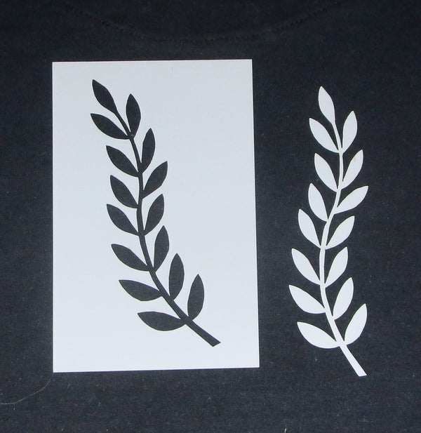 Stencil and Mask 6 x 4 Wavy Foliage Leaf
