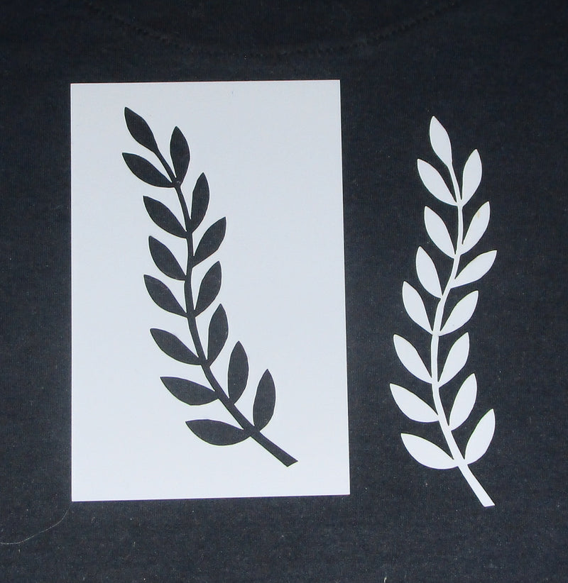 Stencil and Mask 6 x 4 Wavy Foliage Leaf