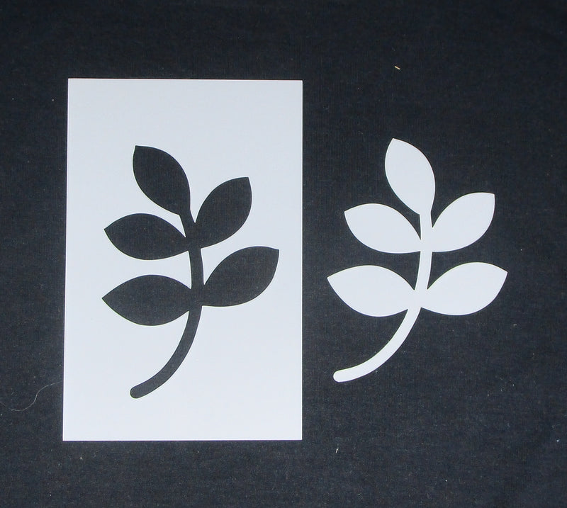 Stencil and Mask 6 x 4 Bold Foliage Leaf