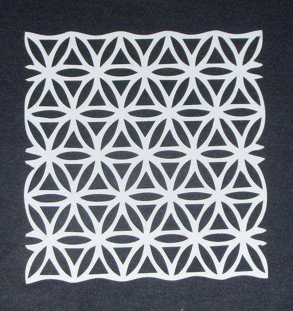 Stencil 6 x 6 Circle Petals