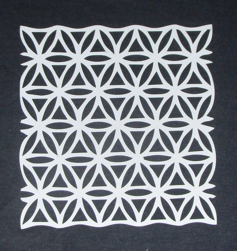 Stencil 6 x 6 Circle Petals