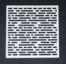 Stencil 6 x 6 Dash Lines