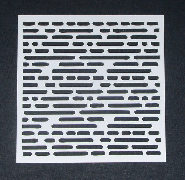 Stencil 6 x 6 Dash Lines