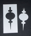 Stencil & Mask 4 x 8 Medium Decorative Ornament Medium