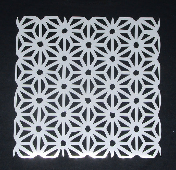Stencil 8 x 8 Circle Petals
