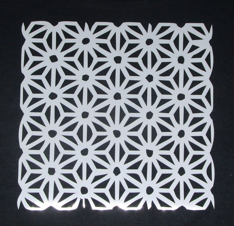 Stencil 8 x 8 Circle Petals