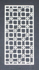 Stencil 6 x 4 Squares and Flowers
