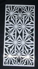 Stencil 6 x 12 Connected Daisy Flowers
