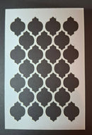 Stencil 6 x 4 Moroccan Floor Diamonds