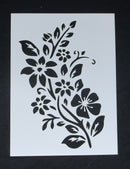Stencil 6 x 8 Flowers and Leaves