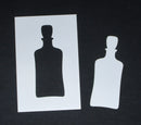 Stencil and Mask Set 6 x 4 Rectangle Medicine Bottle