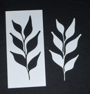 Stencil and Mask Set 8 x 6 Leafy Vine (Fat Leaves)