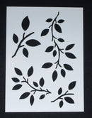 Stencil 6 x 8 Vines and Leaves Medium