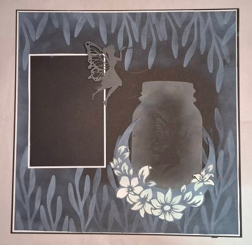 Things in Jars Class Double Scrapbooking Page