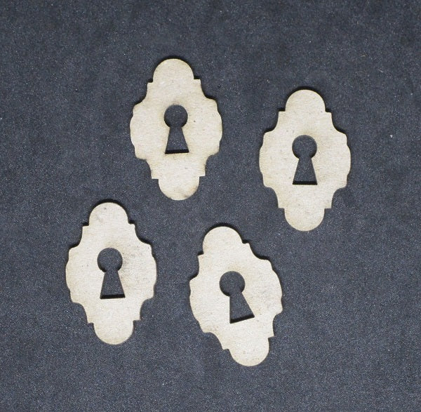Overstock Chipboard Locks Small Pack of 4