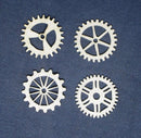 Overstock Chipboard Cogs Assorted Set of 4 Medium