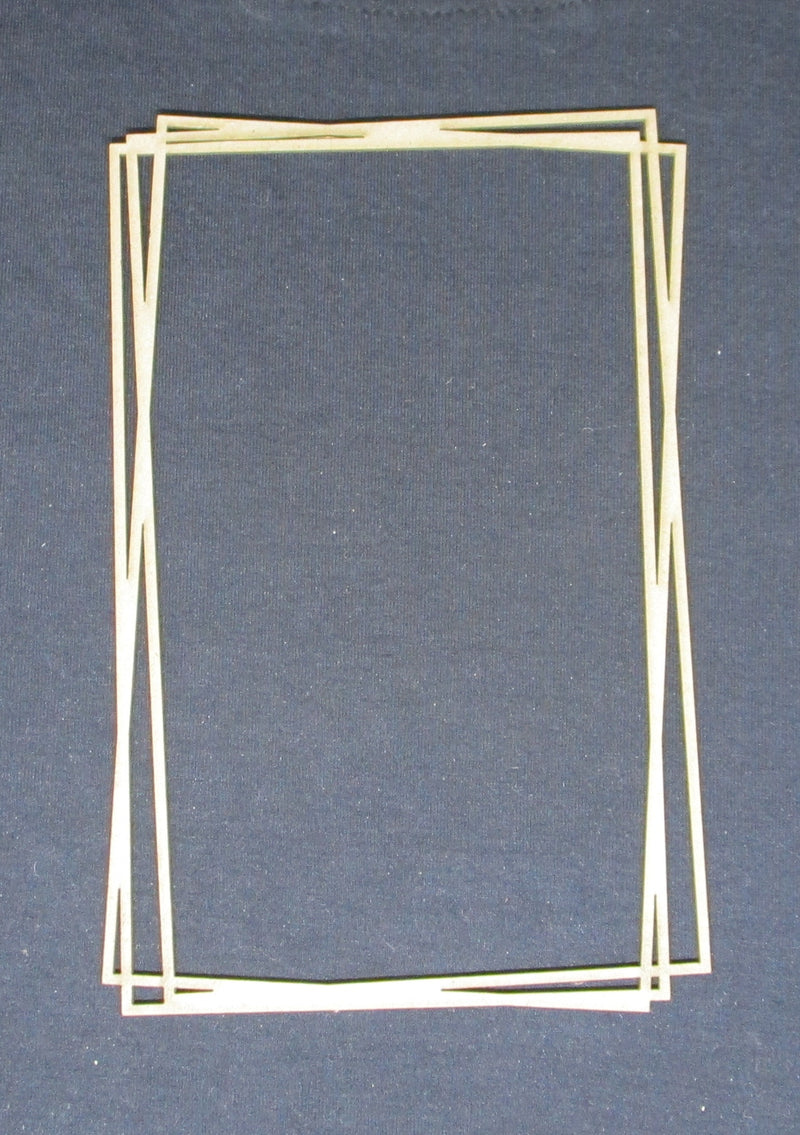 Chipboard Frame Off Set Angles (5 x 7 inch)
