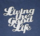 Chipboard Word Living the Good Life