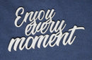 Chipboard Word Enjoy every moment