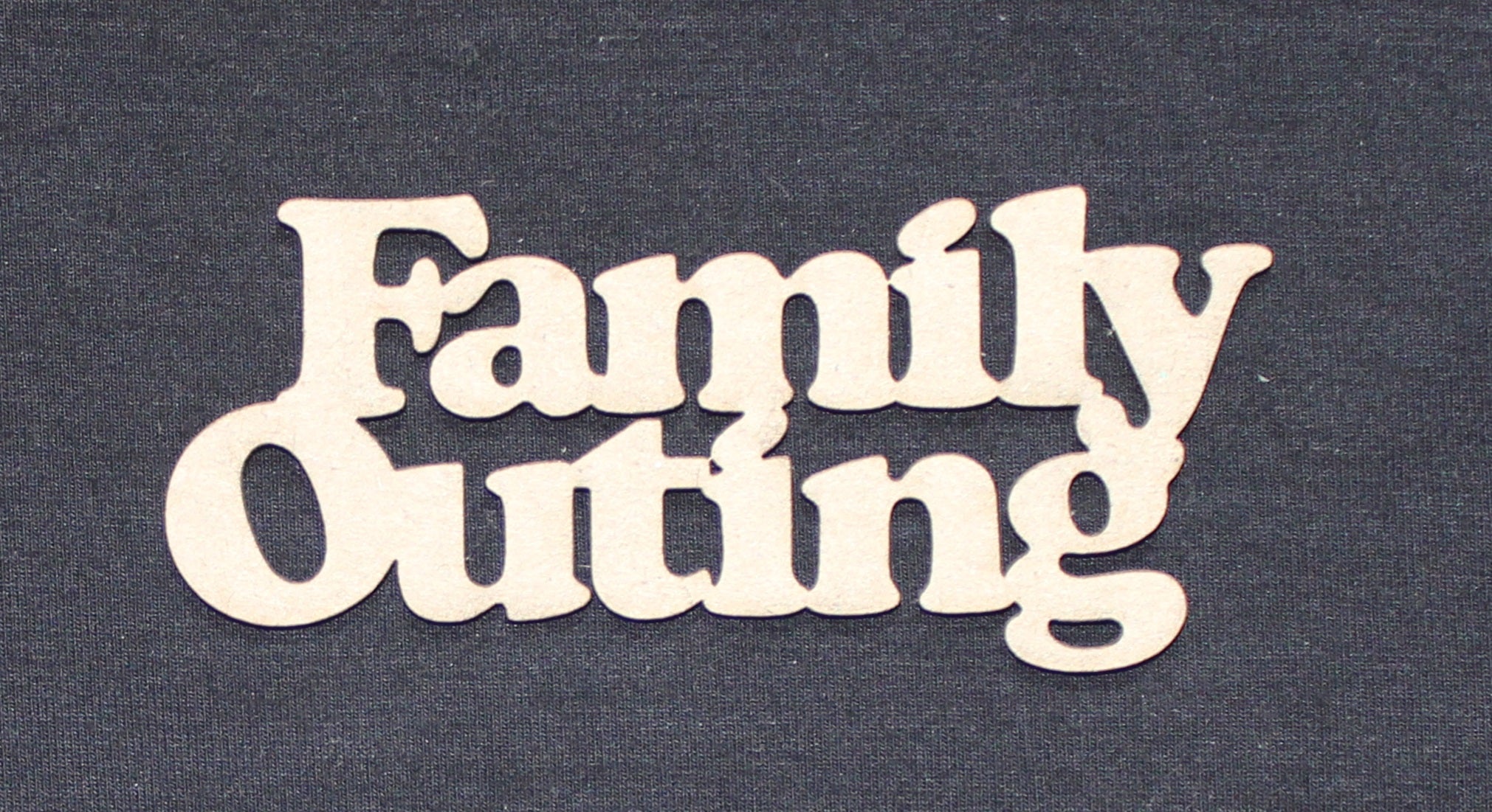 Chipboard Word Family Outings