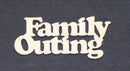 Chipboard Word Family Outings
