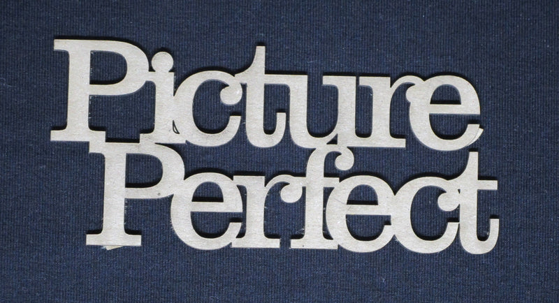 Chipboard Word Picture Perfect