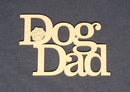 Chipboard Word Dog Dad
