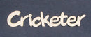 Chipboard Word Cricketer