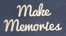 Chipboard Word Make Memoires