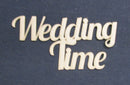 Chipboard Word Wedding time