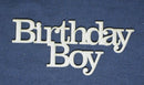 Chipboard Word Birthday Boy