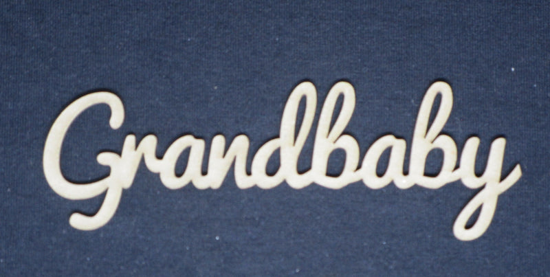Chipboard Word Grandbaby Medium