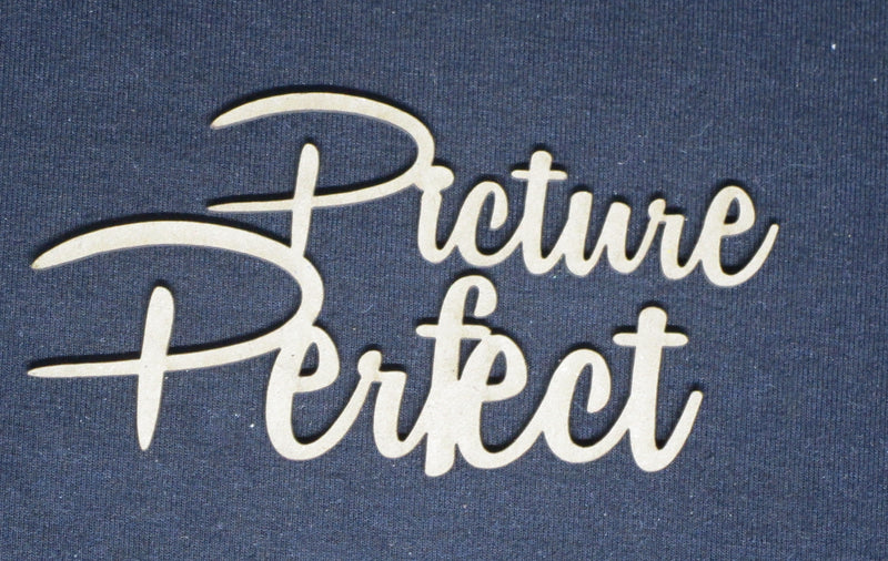 Chipboard Word Picture Perfect