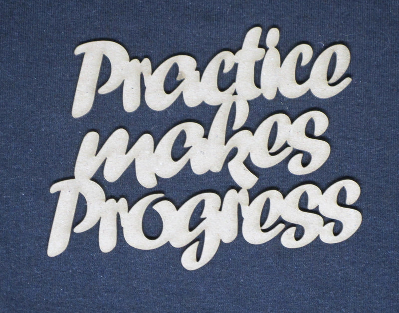 Chipboard Word Practice makes progress