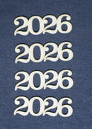 Chipboard Numbers 2026 Small