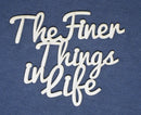 Chipboard Word The Finer Things in Life
