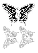 Acetate Transparency Bold Butterflys