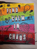 Online Class Art Journal Page Girl Find Calm in Chaos
