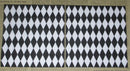 Paper Napkins (Pack of 2) Black and White Diamonds
