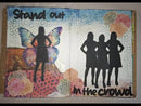 Online Class Stand out in the Crowd Art Journal Page
